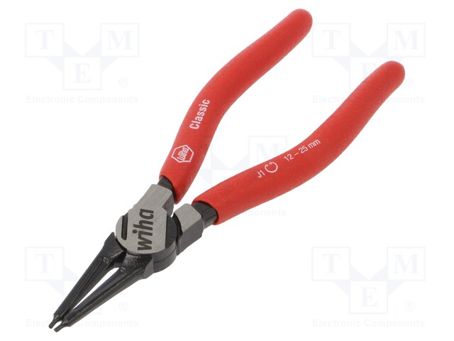 Pliers; internal circlip; Ring: internal; Pliers len: 140mm