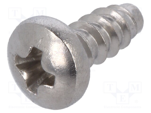 Screw; 2,9x6,5; Head: cheese head; Phillips; A2 stainless steel