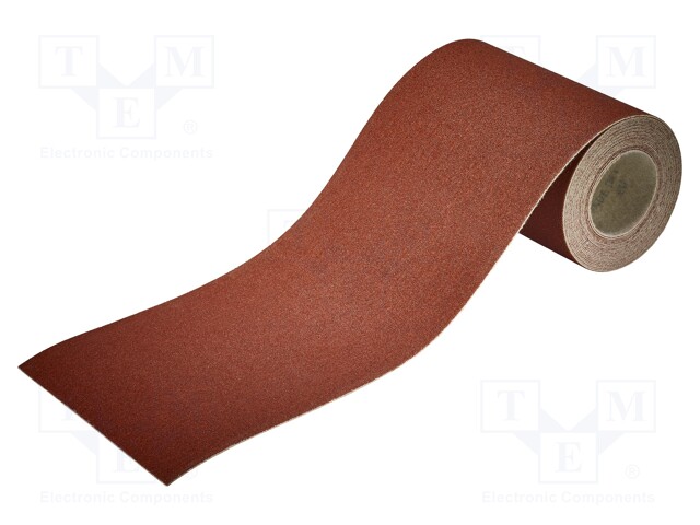 Sandpaper; Mounting: bur; W: 115mm; Granularity: 12; L: 4m