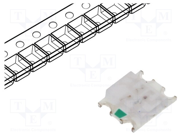 LED; SMD; 1210; RGB; 3.2x2.7x0.8mm; 120°; 1.8÷2.6/2.8÷3.6/2.8÷3.6V