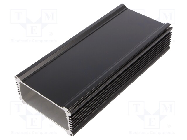 Enclosure: shielding; X: 106mm; Y: 240mm; Z: 56mm; aluminium; black