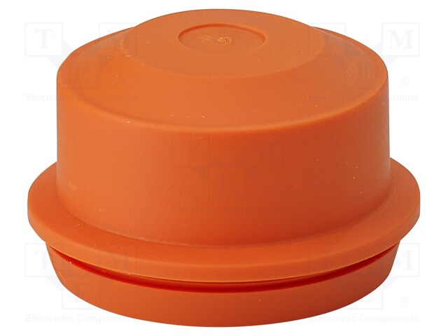 Grommet; elastomer thermoplastic TPE; orange; 11÷30mm; IP65,IP66