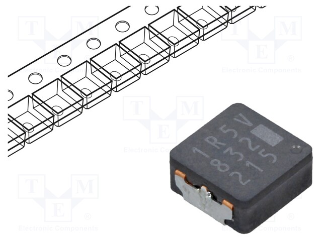 Inductor: wire; SMD; 1.5uH; 7.4A; 11mΩ; 6.4x6x3mm; ±20%; -55÷155°C