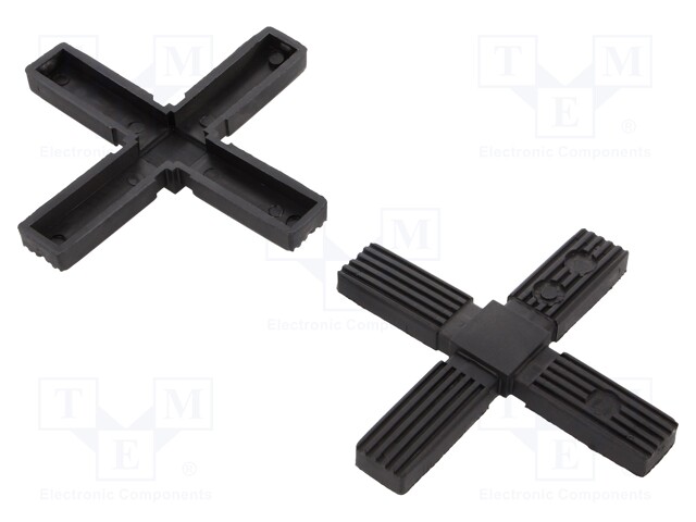 Mounting coupler; for profiles; Mat: polyamide; -30÷100°C; I: 79mm