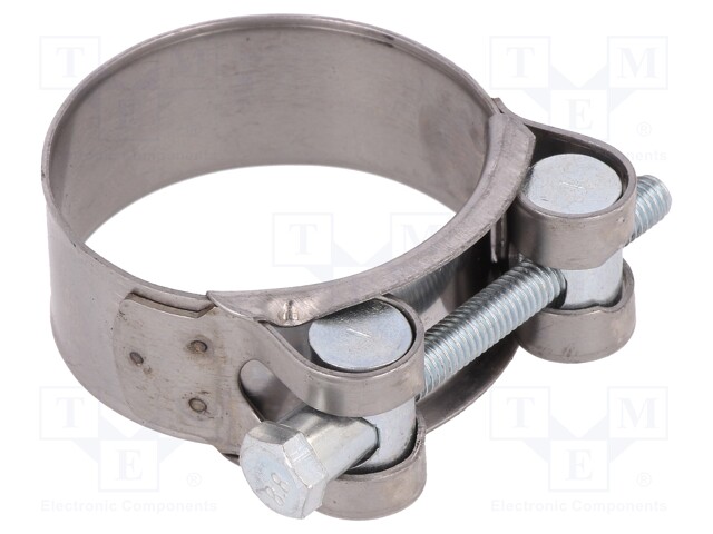 T-bolt clamp; W: 22mm; Clamping: 44÷47mm; chrome steel AISI 430