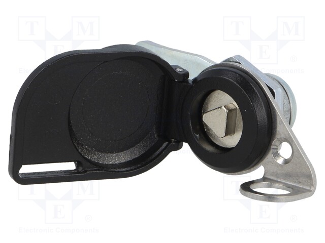 Lock; left; zinc and aluminium alloy; 15mm; Features: without key