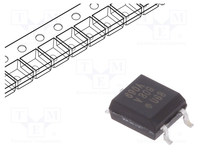 Optocoupler; SMD; Channels: 1; Out: transistor; Uinsul: 3.75kV; SOP4