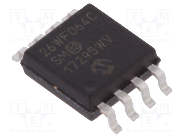 FLASH memory; 64Mbit; SDI,SPI,SQI; 104MHz; 1.65÷1.95V; SO8-W