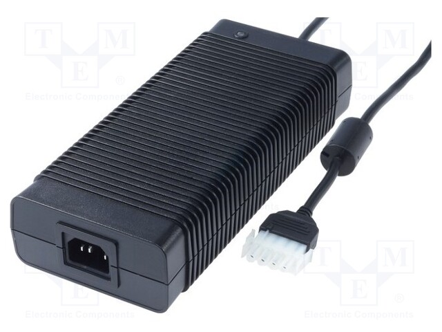 Power supply: switched-mode; 15VDC; 16A; 240W; Case: desktop; 89.5%