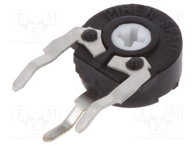 Potentiometer: mounting; single turn,vertical; 500Ω; 100mW; ±20%