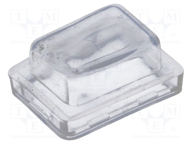 Switch accessories: cover; Body: transparent; -25÷70°C; 13x19.2mm
