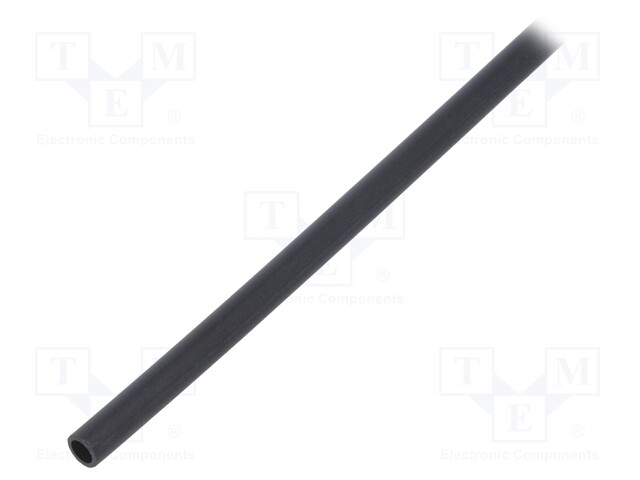 Heat shrink sleeve; glued; 3: 1; 3mm; L: 1.2m; black; polyolefine