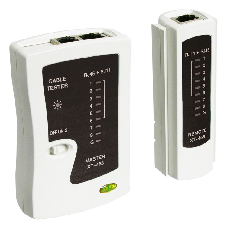 Tester: LAN wiring; Detection: shielded and non-shielded cables