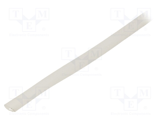 Insulating tube; Mat: silicone; natural; Øint: 4mm