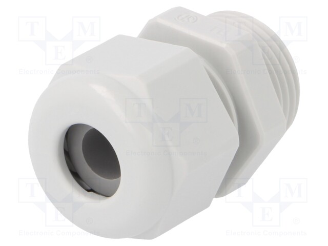 Cable gland; PG11; IP68; Mat: polyamide; light grey; UL94V-0