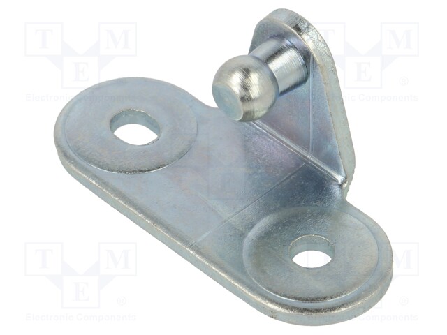 Mounting element for gas spring; Mat: zinc plated steel; 10mm