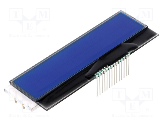 Display: LCD; alphanumeric; STN Negative; 20x2; 85x28.3x5.3mm; LED