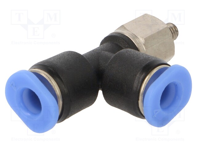 Push-in fitting; T-tap splitter; M3; -0.95÷10bar; 4mm