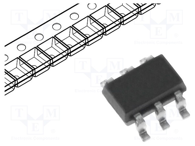 Transistor: P-MOSFET x2; unipolar; -20V; -0.6A; 0.3W; SC70-6