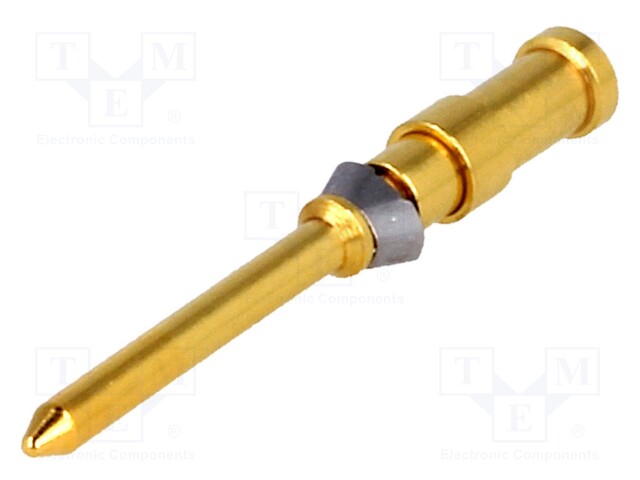 Contact; male; 1mm2; 18AWG; Han D HMC,Han DD HMC; gold-plated