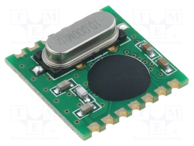 Module: RF; FM receiver; FSK; 868MHz; SPI; -109dBm; 2.2÷5.4VDC