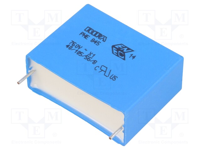 Capacitor: polypropylene; X1; 470nF; 760VAC; ±20%; THT; -40÷105°C