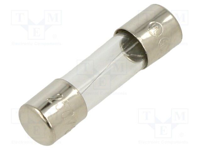 Fuse: fuse; 300mA; 250VAC; glass; 20x5.2mm; bulk