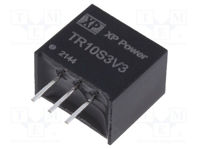 DC/DC Converter, ITE, 1 Output, 3.3 W, 3.3 V, 1 A, TR Series