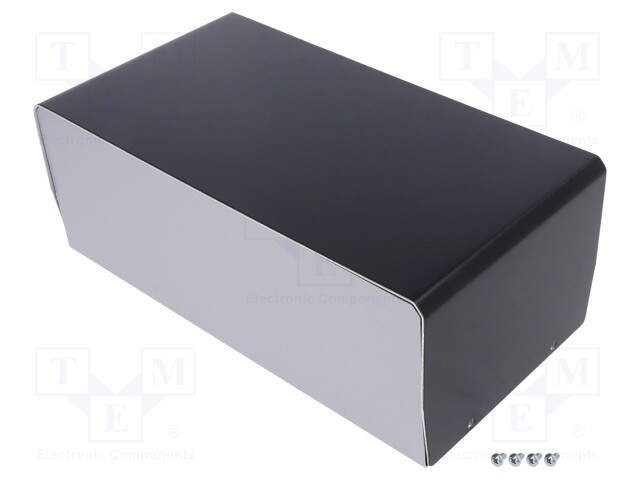 Enclosure: with panel; X: 118mm; Y: 223mm; Z: 84mm; aluminium; silver