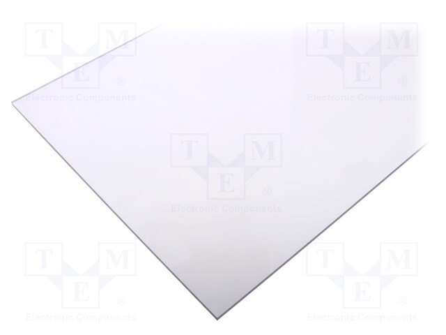 Sheet; Dim: 500x500mm; D: 4mm; colourless