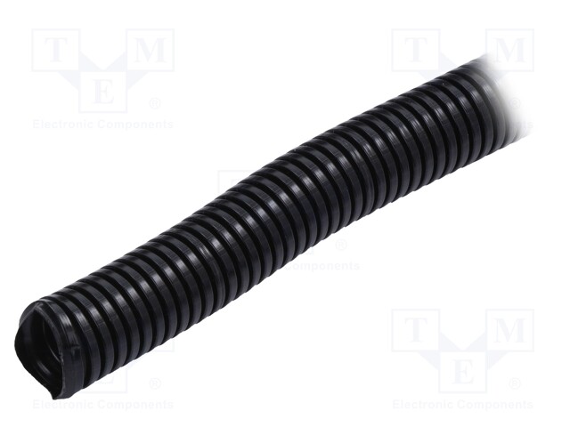 Protective tube; ØBraid : 25mm; black; L: 25m; -5÷60°C; Øint: 19mm