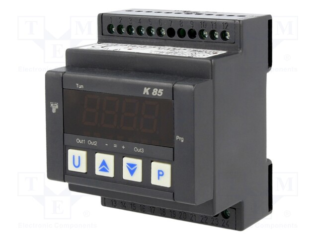 Module: regulator; temperature; SPDT; OUT 2: SPDT; DIN; 250VAC/8A