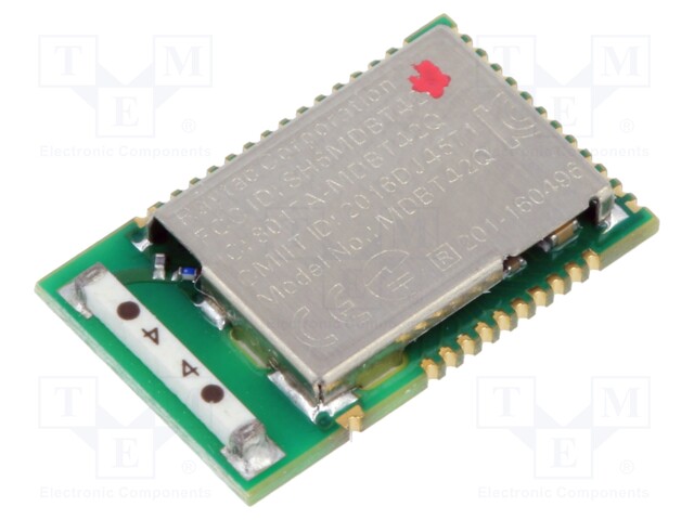 Module: Bluetooth Low Energy; Chip; GPIO,UART; SMD; 2Mbps; 2400MHz