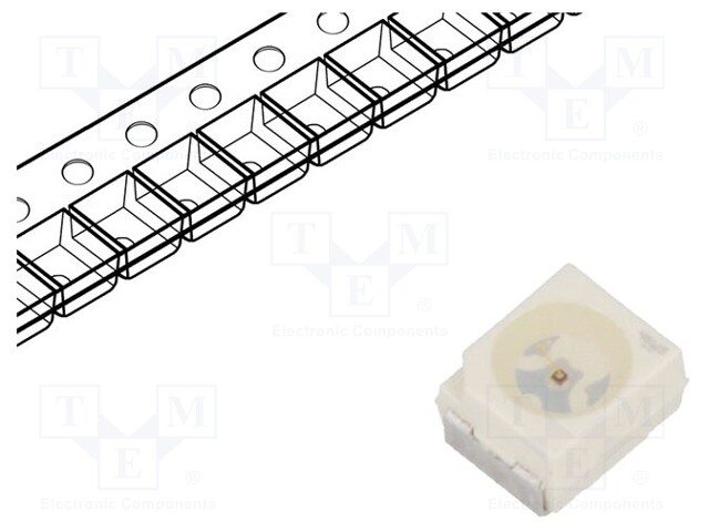 LED; SMD; Mini PLCC2,2014; amber; 380÷760mlm; 112÷250mcd; 120°