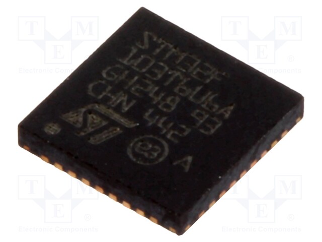 ARM microcontroller; Flash: 32kB; 72MHz; SRAM: 10kB; VFQFPN36