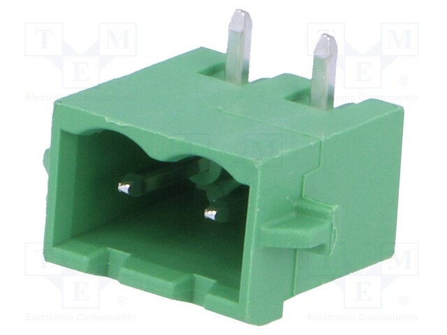 Pluggable terminal block; 5.08mm; ways: 2; angled 90°; socket