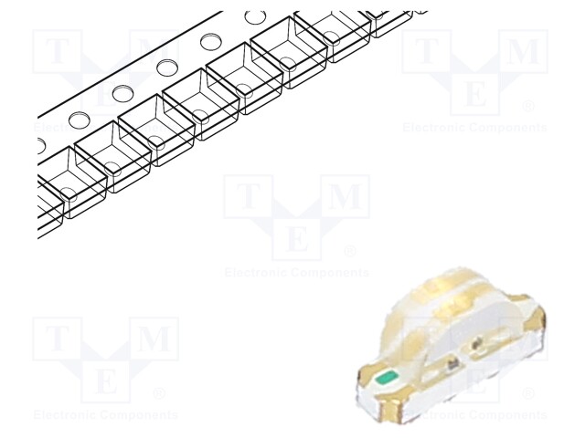 LED; SMD; 1204; green/blue/yellow; 3.2x1x1.48mm; 140°; 20mA