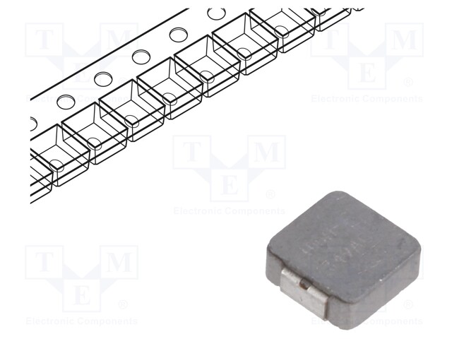 Inductor: wire; SMD; 1.5uH; 7.5A; 17.1mΩ; 5.18x5.18x3mm; ±20%