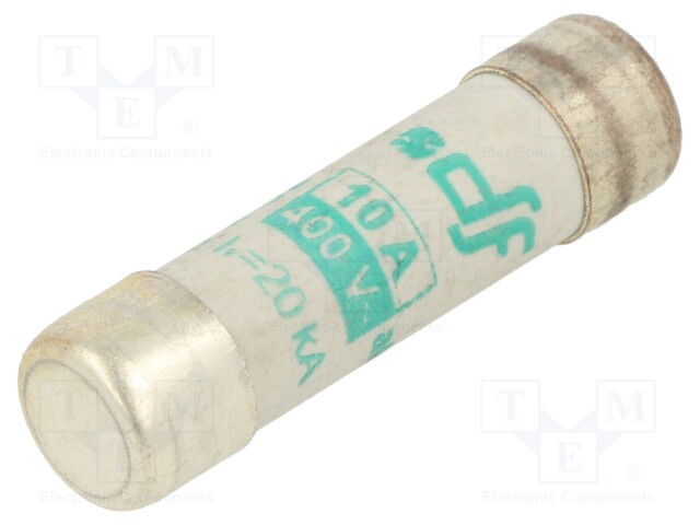 Fuse: fuse; aM; 10A; 400VAC; ceramic,cylindrical,industrial