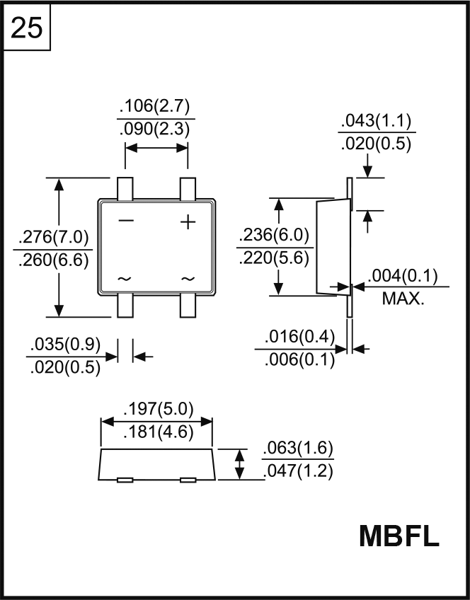 Single-phase bridge rectifier