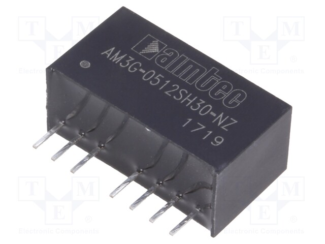 Converter: DC/DC; 3W; Uin: 4.5÷9V; 12VDC; Iout: 208mA; SIP8; 4.9g