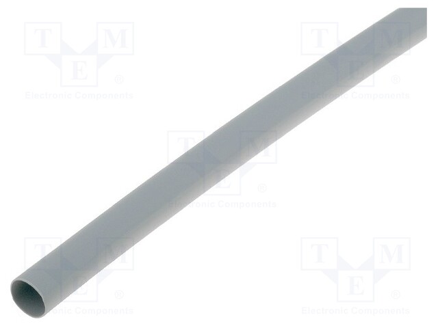 Heat shrink sleeve; 3: 1; 6mm; L: 200mm; grey; Pcs: 10