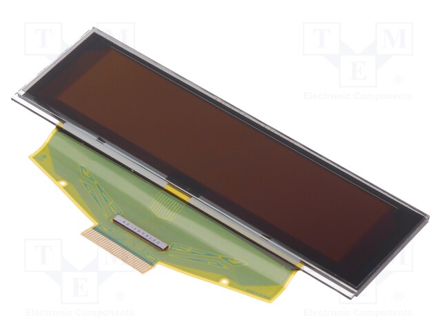 Display: OLED; graphical; 2.8"; 256x64; Dim: 84x35.8x2.05mm; yellow