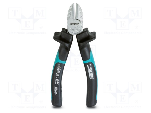 Pliers; side,cutting; induction hardened blades; 130mm