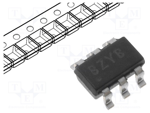 PMIC; DC/DC converter; Uoper: 0.65÷5.5V; Uout: 2÷5.5V; SOT23-6