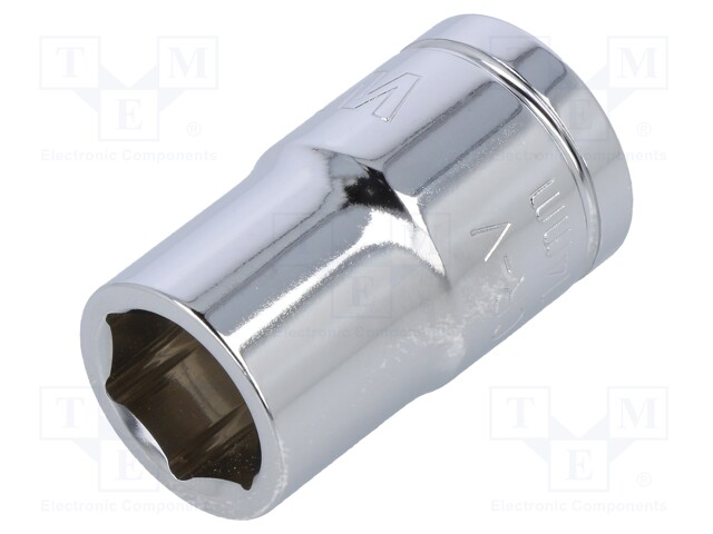 Key; hex socket,socket spanner; HEX 14mm; 1/2"; Plating: chromium