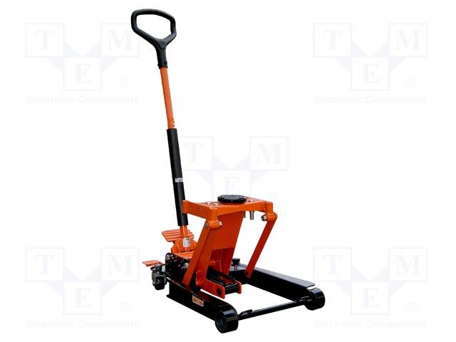 Hydraulic floor jack; 1000kg; Hmin: 110mm; Hmax: 505mm