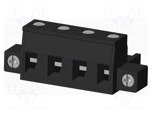 Connector: pluggable terminal block; plug; female; straight; 300V