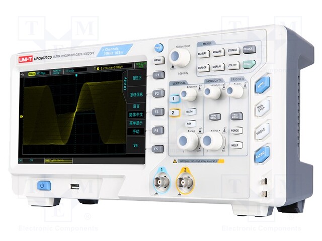 Oscilloscope: digital; Band: ≤70MHz; Channels: 2; 28Mpts; 1Gsps