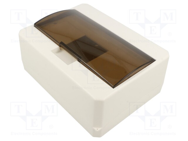 Enclosure: for modular components; IP40; white; No.of mod: 9